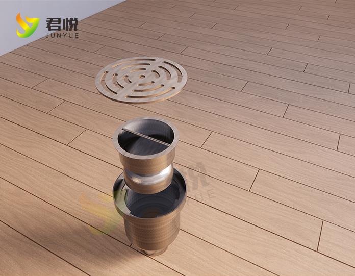 圆形地漏